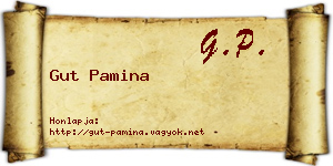 Gut Pamina névjegykártya